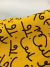 Tecido impermeável Romero Britto amarelo