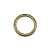 Argola 1,6 cm / 16mm Borda Fina Ouro Velho - 100 Und