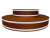 Alça Chic Pronta 3 Cm / 30mm com Ferragens Dourada - Com Faixa - Loja Malu