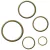 Argola 1 cm Ouro Velho Borda Fina - 50 Unidades - comprar online