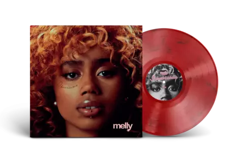 LP Melly - Amaríssima LP Vermelho Marmorizado