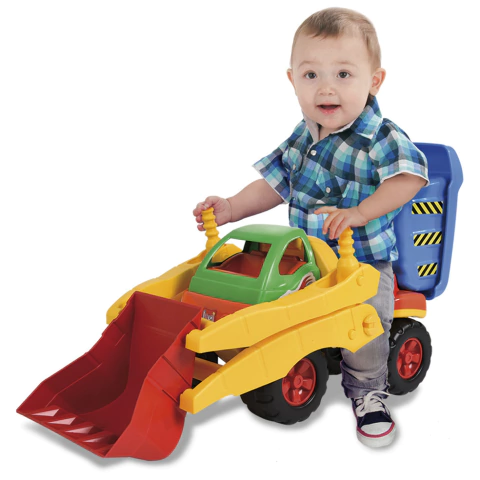 CAMION TOPADORA VOLCADOR ANDARIN GROSSO (TRES EN UNO) LUNI - comprar online