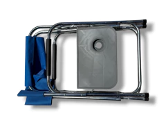 SILLON DIRECTOR DE ALUMINIO PLEGABLE CON BANDEJA MAR CRISTAL en internet