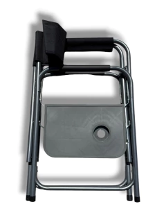 SILLON DIRECTOR DE HIERRO CON BANDEJA MAR CRISTAL en internet