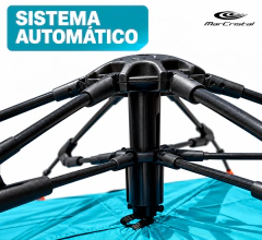 CARPA PLAYERA CAMPING AUTOMATICA DOS PUERTAS MAR CRISTAL