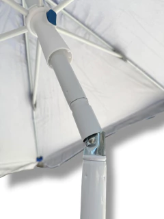 SOMBRILLA HIERRO VARILLON REFORZADO 200CM MAR CRISTAL - comprar online