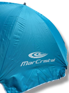 SOMBRILLON HIERRO DOBLE ESTRUCTURA DE HIERRO 240cm MAR CRISTAL - comprar online