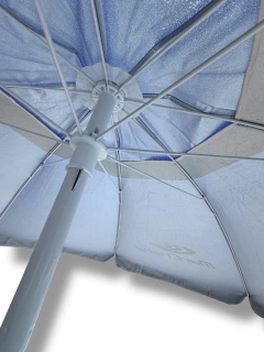 SOMBRILLA HIERRO 180CM REFORZADA MAR CRISTAL