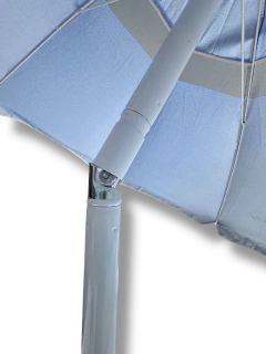 SOMBRILLA HIERRO 180CM REFORZADA MAR CRISTAL - comprar online