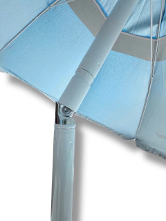 SOMBRILLA HIERRO 180CM REFORZADA MAR CRISTAL - Mar Cristal 