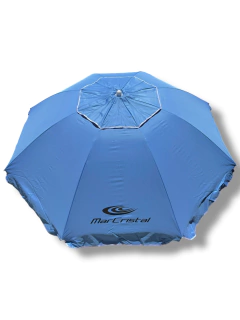 SOMBRILLA DE ALUMINIO REFORZADA 200 CM MAR CRISTAL