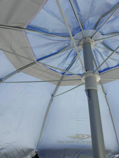 SOMBRILLA DE ALUMINIO REFORZADA 200 CM MAR CRISTAL - Mar Cristal 