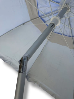 SOMBRILLA DE ALUMINIO REFORZADA 200 CM MAR CRISTAL - tienda online