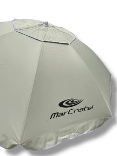 SOMBRILLA DE ALUMINIO REFORZADA 200 CM MAR CRISTAL - tienda online