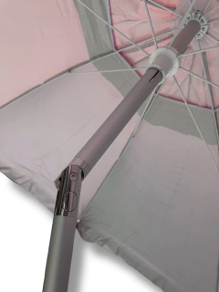 SOMBRILLA DE ALUMINIO REFORZADA 200 CM MAR CRISTAL - comprar online