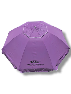 SOMBRILLA DE ALUMINIO REFORZADA 200 CM MAR CRISTAL