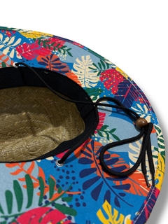 SOMBRERO DE PAJA SURF STRAW MAR CRISTAL
