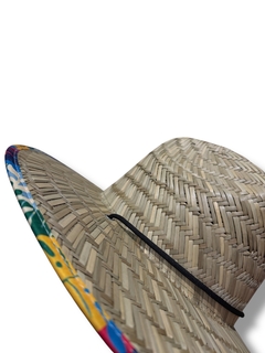 SOMBRERO DE PAJA SURF STRAW MAR CRISTAL - comprar online