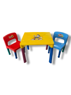 MESA CON 2 SILLAS INFANTIL LUNI - comprar online