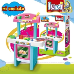 MI COCINA GRANDE CON ACCESORIOS CAJA LUNI en internet
