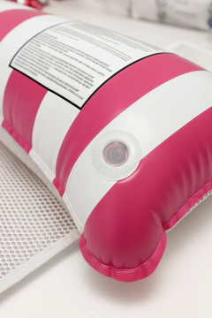 SILLA FLOTANTE CON INFLADOR PARA AGUA MAR CRISTAL - comprar online