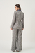 BLAZER GEORGIA CINZA RISCA DE GIZ - Bianca da Mata Store