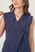 COLETE CARLA RISCA DE GIZ AZUL MARINHO - comprar online
