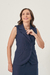 COLETE PAMELA AZUL MARINHO - comprar online