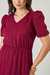 VESTIDO LARA BORDO - Bianca da Mata Store