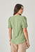 BATA NANCY FLORAL FUNDO VERDE - loja online