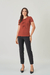 BLUSA JADE TERRRACOTA - Bianca da Mata Store