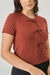 BLUSA JADE TERRRACOTA na internet