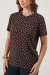 T-SHIRT JULIA LIBERTY MARROM na internet