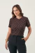 T-SHIRT JULIA LIBERTY MARROM - comprar online