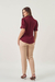 CAMISA ESTELA BORDÔ - loja online