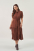 VESTIDO SELENA CHOCOLATE - comprar online
