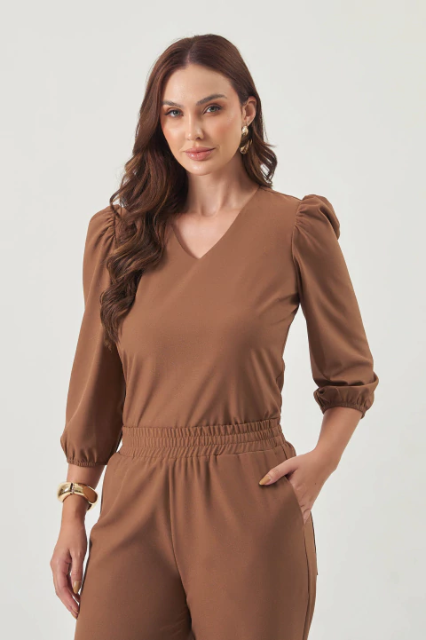 BLUSA CLARA MOCHA MOUSSE - comprar online