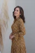 VESTIDO LIANA FLORAL FUNDO MOSTARDA - loja online