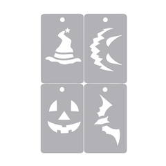 Stencil 4 en 1 reutilizables - Glitter Bar