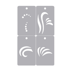 Stencil 4 en 1 reutilizables - tienda online