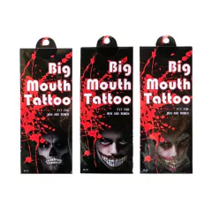 3 Tatuajes Temporales Halloween Para Rostro