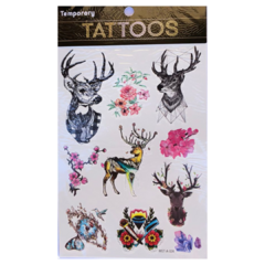 5 planchas de tatuajes temporales XL en internet