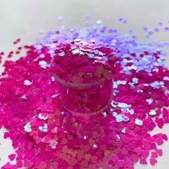 Corazones fucsia 3mm C53R - comprar online