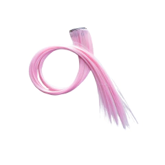 5 Mechitas De Pelo Aplique Color Fantasía