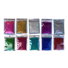 170 gramos de glitter holografico (10 colores surtidos) - Glitter Bar