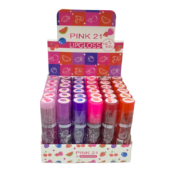 Lipgloss pink 21 Con Glitter