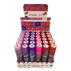 Lipgloss pink 21 Con Glitter - comprar online
