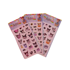 3 planchas Tatuajes Kuromi brillan en la oscuridad - comprar online