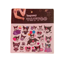 Tatuajes temporales Kuromi 3 - comprar online