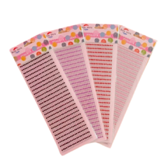 4 planchas de Strass XL plata + color - comprar online